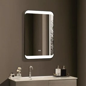 LED огледало за баня с нагревател, 60x90см, Inter Ceramic, ICL 1821