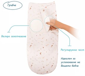 Sevi Baby Антистрес завивка за новородено - космос