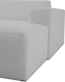 Бял модулен диван от букле (десен ъгъл) Roxy – Scandic