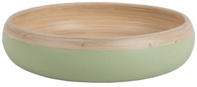 Светлозелена бамбукова купа за сервиране ø 30 cm Puro – PT LIVING