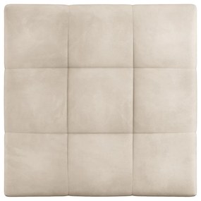 Бежов кадифен диван модул Rome Velvet - Cosmopolitan Design