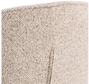 ЦЛЯРА Бежово лате (тъкан Монза 60)/крака черни - МОДЕРЕН ТАПИЦИРАН СТОЛ ЛОФТ ЗА ДНЕВНА/ТРАПЕЗАРИЯ/ОФИС