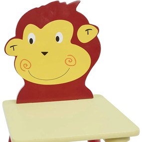 GINGER HOME К-кт дървена маса с 2 столчета ANIMALS