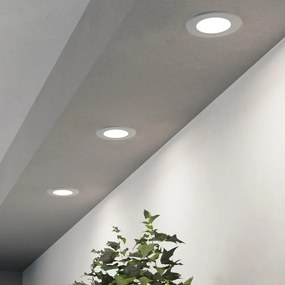 Eglo 901394-КОМПЛЕКТ 3xLED Вградено осветително тяло FUEVA LED/3,7W/230V Ø 8,8 см бяло