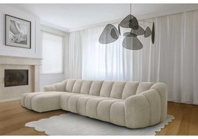 Бежов ъглов диван (ляв ъгъл) Shell – Miuform