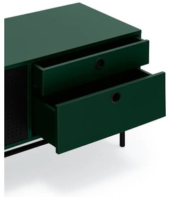 Черно-зелена маса за телевизор Punto - Teulat