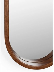 Стенно огледало от масивно дърво 24x120 cm Nyko – White Label