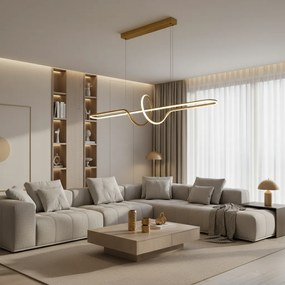 Лампа LED LHJ038-CP BRUSH GOLD