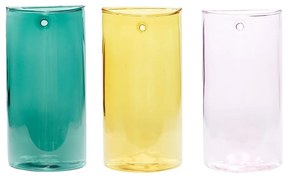 Стъклени ръчно изработени вази в комплект от 3 бр. (височина 19 cm) Popsicle – Hübsch