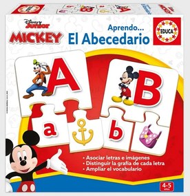 Образователен пъзел, Educa, Mickey and Friends, Азбука, 81части