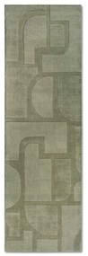 Зелена ръчно изработена вълнена пътека 80x250 cm Alexis – Villeroy&amp;Boch
