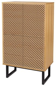 Комод в декор от дъбово дърво Diamond Camden - Woodman