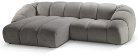 Светлосив ъглов диван (ляв ъгъл) Diana – Micadoni