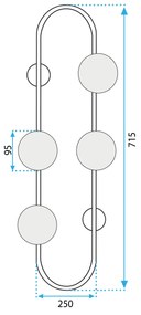 Лампа APP1144-4W złota