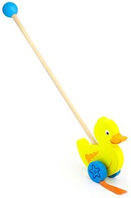 Дървена играчка за бутане Пате