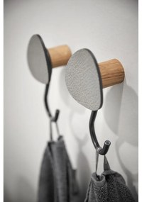 Сива стенна стоманена кука Dot S Bull – LIND DNA