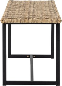 Ратанова градинска пейка в естествен цвят Adilly – Bloomingville