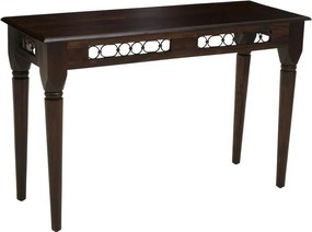 Конзолна маса от масивно палисандрово дърво в тъмно естествен цвят 45x120 cm Srina – Premier Housewares