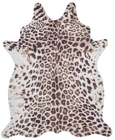 Кафяво-бежов килим 155x130 cm Faux Leopard - Think Rugs