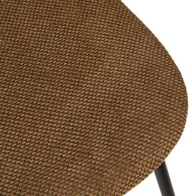 Трапезни столове в кафяв и естествен цвят в комплект от 4 броя Cleo - Ixia