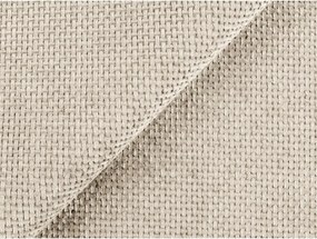 Кремав шенилов сгъваем/с място за съхранение ъглов диван (десен ъгъл/L форма) Kona – Makamii