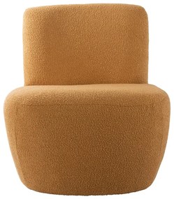 Жълто кресло от плат букле Ada – Leitmotiv