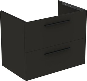 Антрацитен стенен шкаф за мивка 80x63 cm i.Life B – Ideal Standard