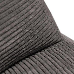 Тъмносив пуф от рипсено кадифе Sofa MooG – SLOWDOWN