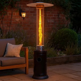 Газов отоплител за тераса, лъчист - 5000-12500 W