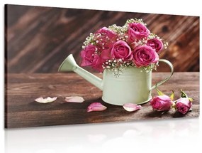 Картина на платно – Роза в лейка
