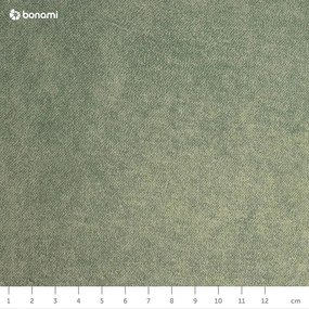 Зелено двойно тапицирано легло с включена подматрачна рамка 140x200 cm Tulsa – Ropez