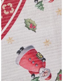 Червен кръгъл килим с коледен мотив ø 160 cm Toy's Delight Santa Claus – Villeroy&amp;Boch