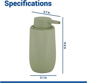 Зелен пластмасов диспенсер за сапун 400 ml Fablo – Wenko