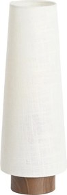 Кремава метална настолна лампа с текстилен абажур (височина 42 cm) Howie – Light &amp; Living