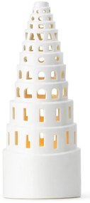 Бял керамичен коледен свещник Lighthouse, ø 9 cm Urbania Lighthouse High Tower - Kähler Design