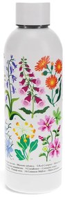 Бяла бутилка от неръждаема стомана 500 ml Wild Flowers – Rex London