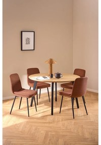 Теракотен трапезен стол Becca – Actona