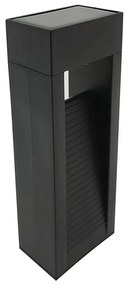 Соларна LED лампа с 2 x LED, 1,2 V, 200 mAh, IP44, черна