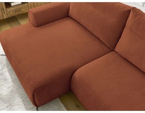 Оранжев ъглов диван Aden – Bobochic Paris