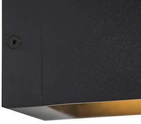 Модерен комплект от 4 стенни лампи черни - Transfer