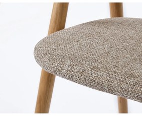 Трапезен стол в бежов и естествен цвят Relate – Unique Furniture