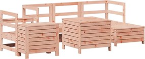 3250530 vidaXL Градински комплект диван от 7 части, дугласка ела масив