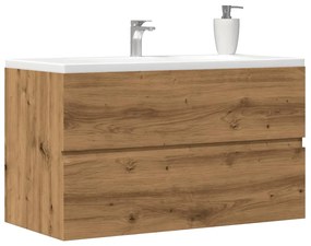 Sonata H Шкаф за мивка, дъб артизан, 90x38,5x45 см, инженерно дърво
