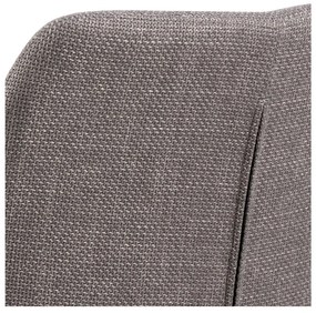 Светлосиви тапицирани трапезни столове в комплект с подлакътници 2 бр. Lizzy – Actona