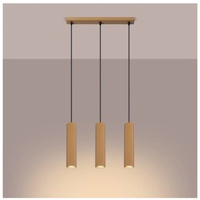 Висящо осветително тяло в златист цвят Gleam – Sollux