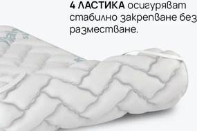 Топ матрак isleep, VitalCare, 114x190x6, Мек, Eластична пяна, Мемори пяна