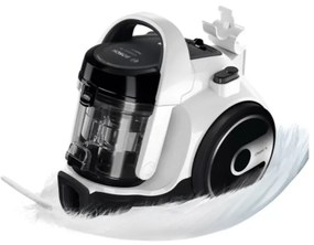 Прахосмукачка с контейнер BOSCH BGS05A222, 1.5L, AirCycle Technology, HiSpin мотор, 700W, EPA H 12, Микрофилтър, Бяла