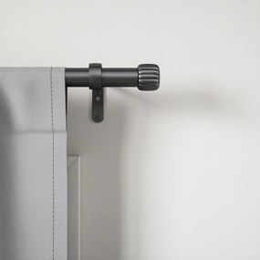 Матово черен стоманен разширяем прът за завеси 168 - 305 cm Cleo – Umbra