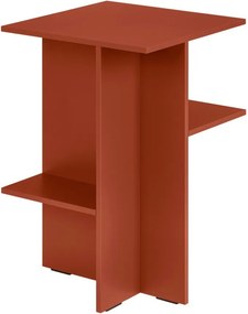 Теракотено нощно шкафче с рафтове Atik – noo.ma