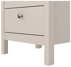 Сиво-бежово нощно шкафче Madrid – Tvilum